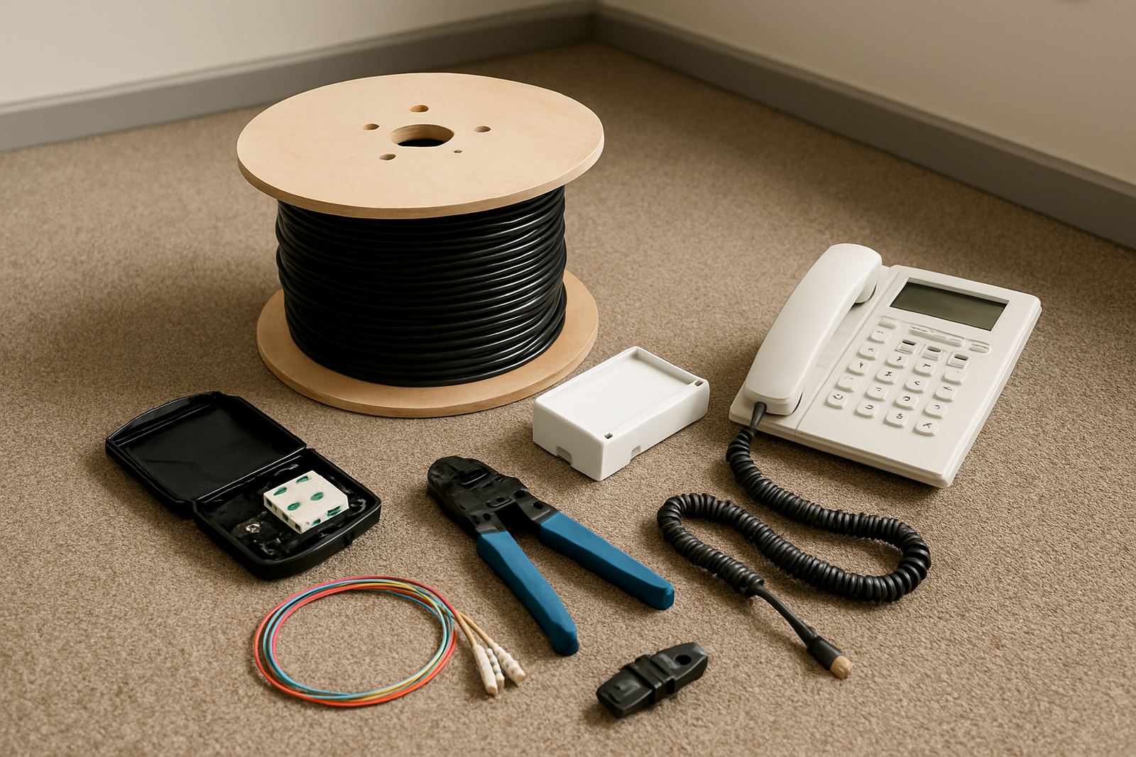 Fibre Installation Stages